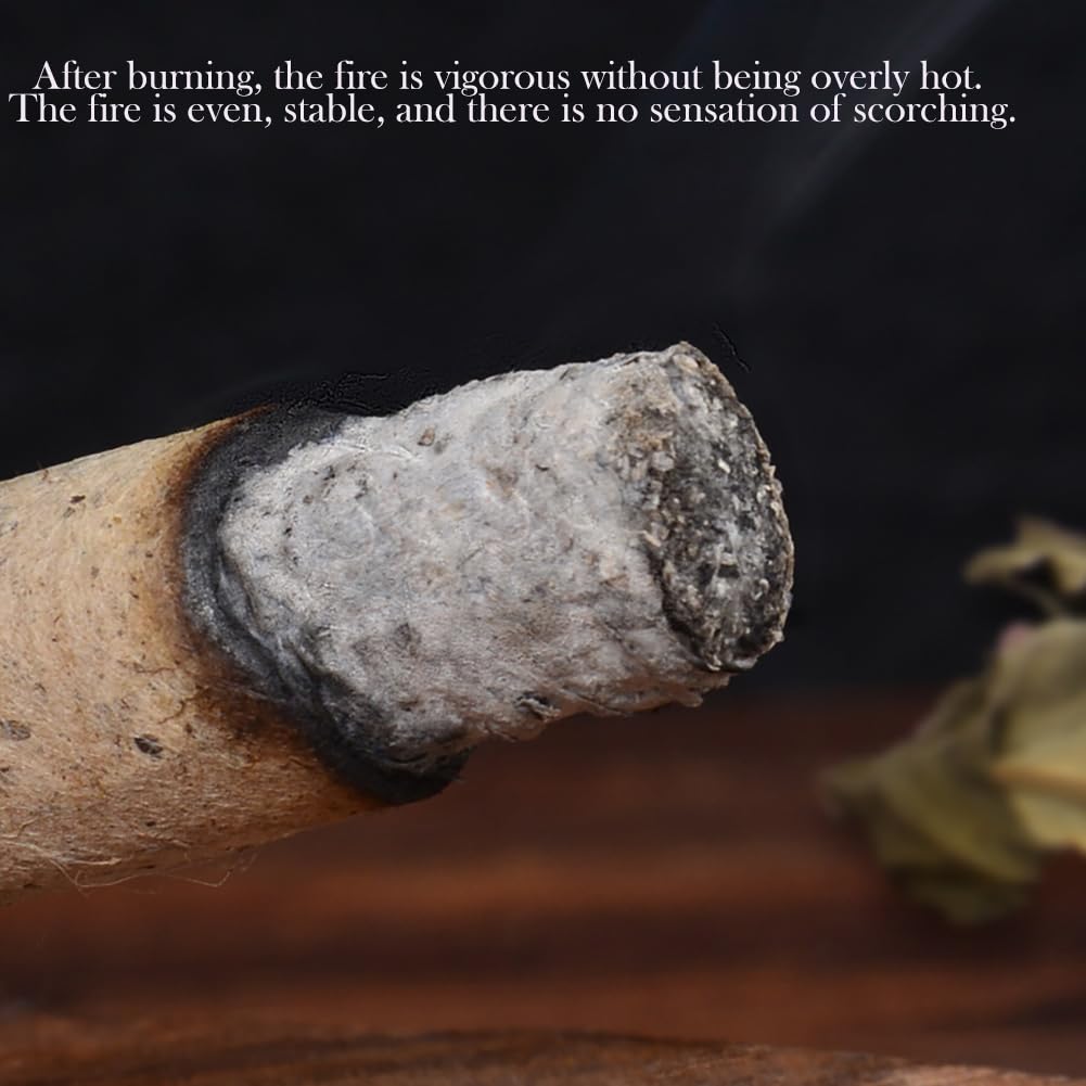 Eeorxhl mulberry paper wrap protects and preserves the moxibustion roll.