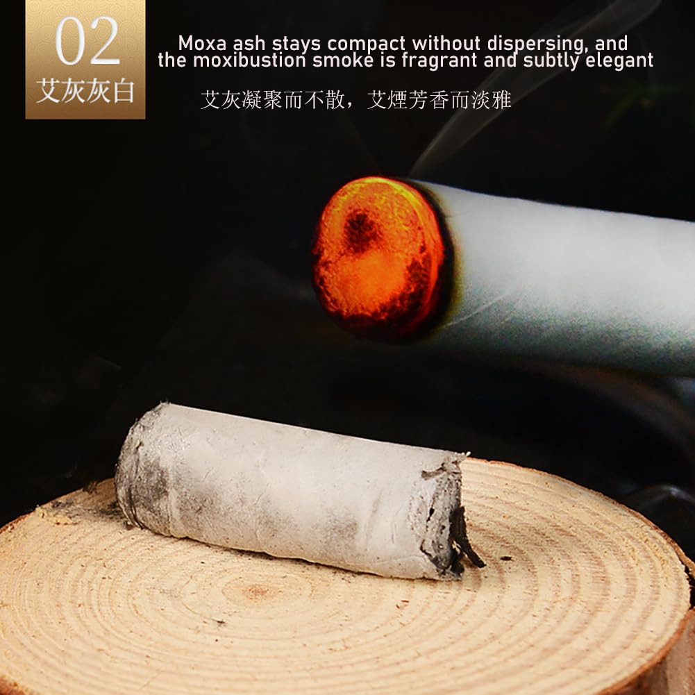 Eeorxhl Pure Moxa Stick even-burning ensures consistent heat and longer burn times.