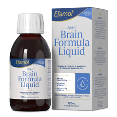 Efamol Efalex bottle with lemon-lime flavor may support daily cognitive function and vision