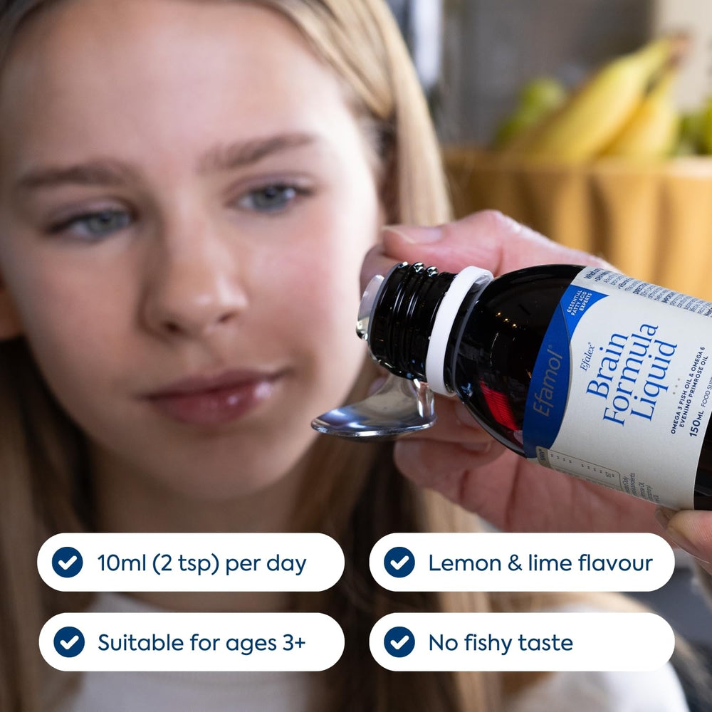 Efamol Efalex glass bottle preserves freshness with natural vitamin E