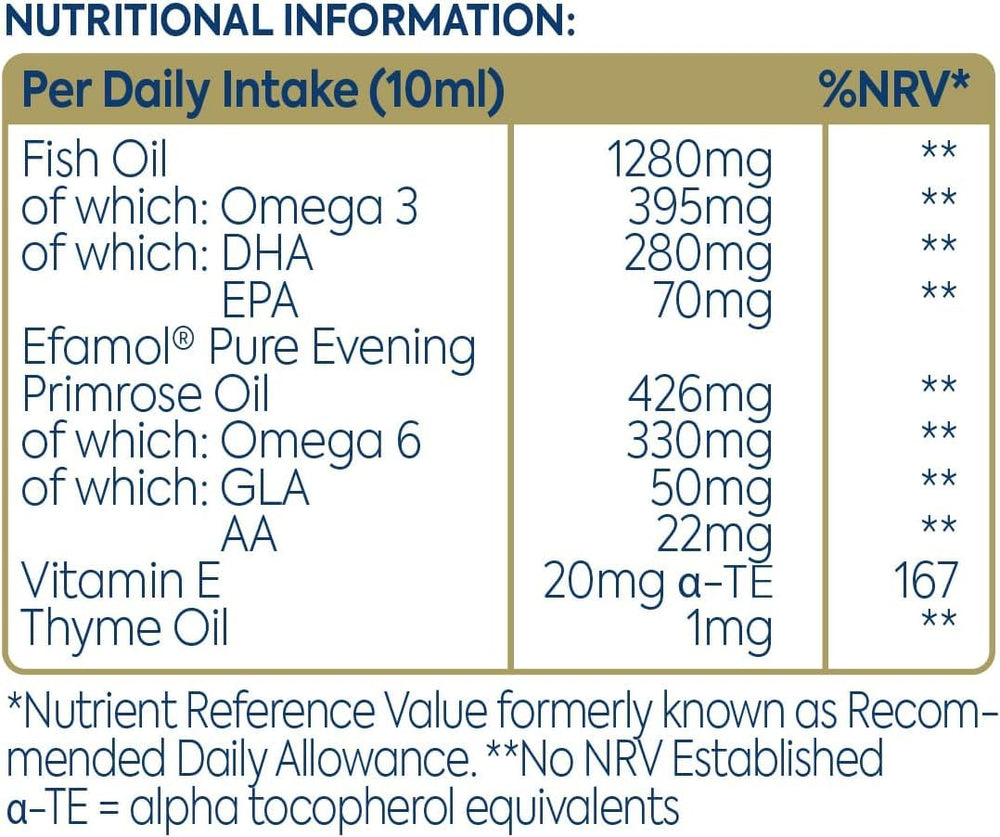 Efamol Efalex UK-made seal signals trusted quality