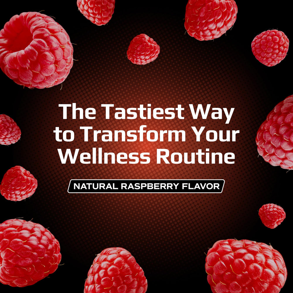 Effective Nutra 10-mushroom blend graphic communicates cognitive support and immune-friendly ingredients.
