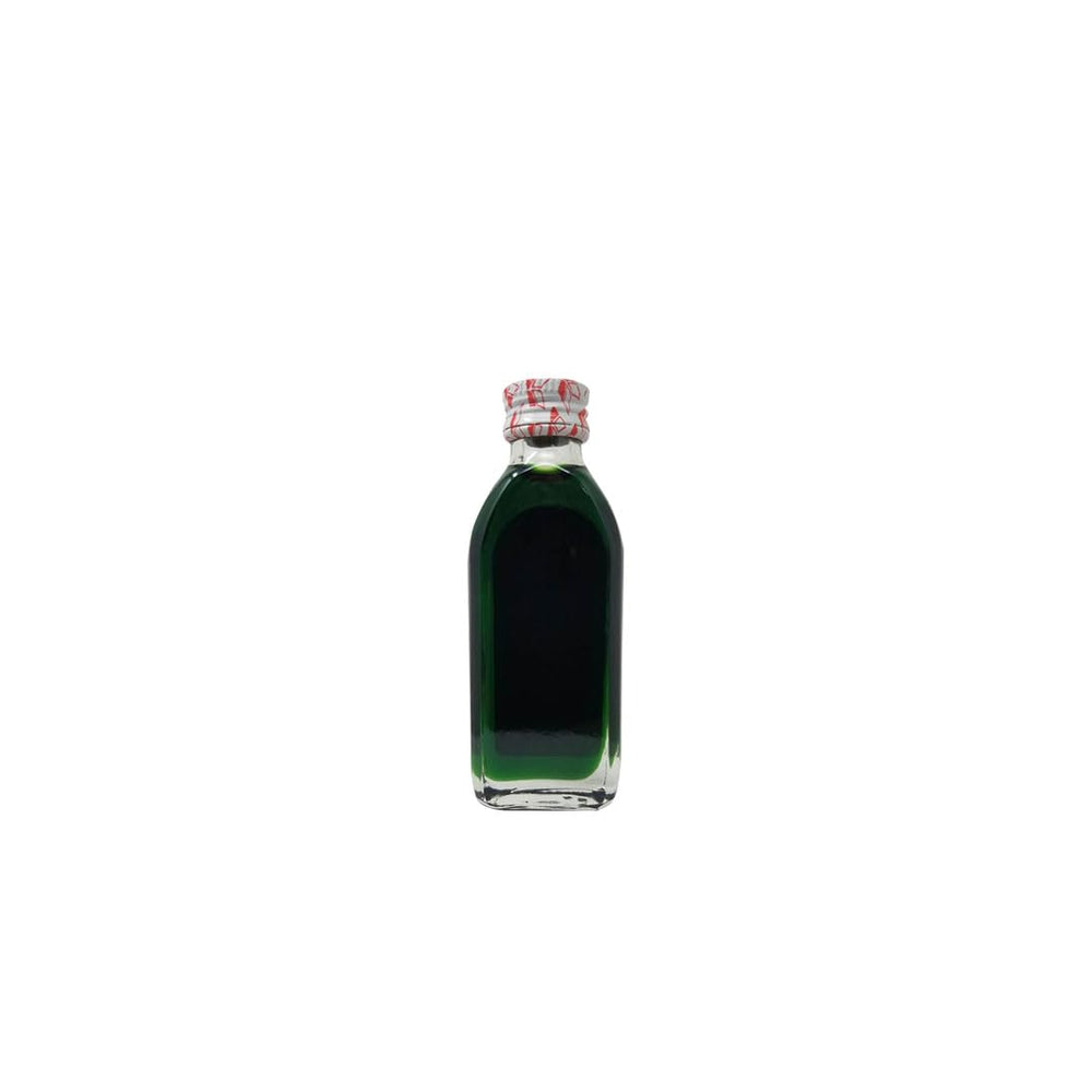 Efficascent Oil applied to back for localized comfort and massage.