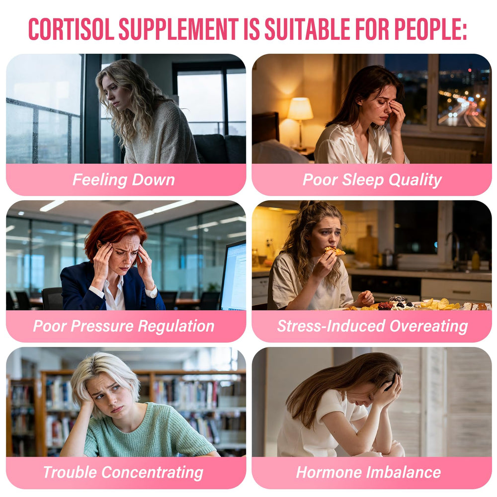 Efioist Cortisol Reducer bottle label view emphasizing herbal blend for calm energy.