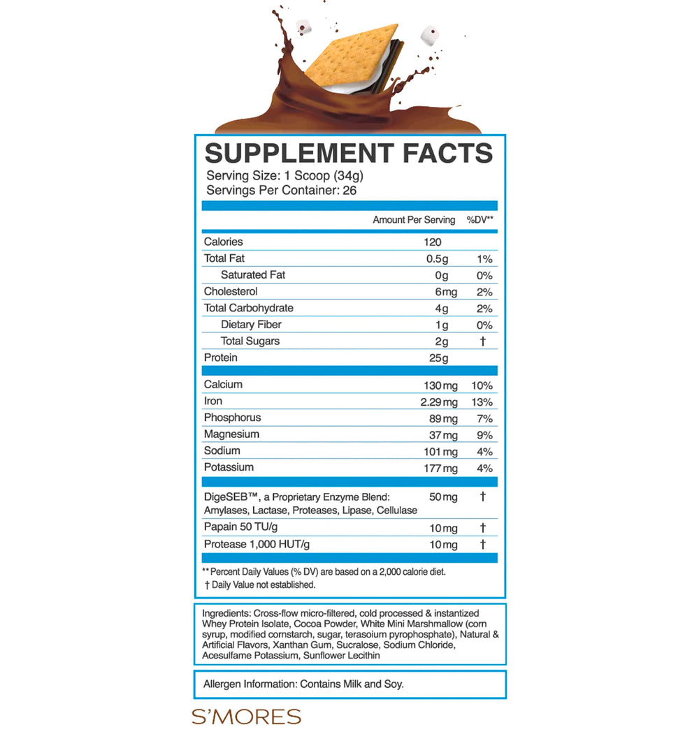 eflow Nutrition whey isolate being poured for quick shake