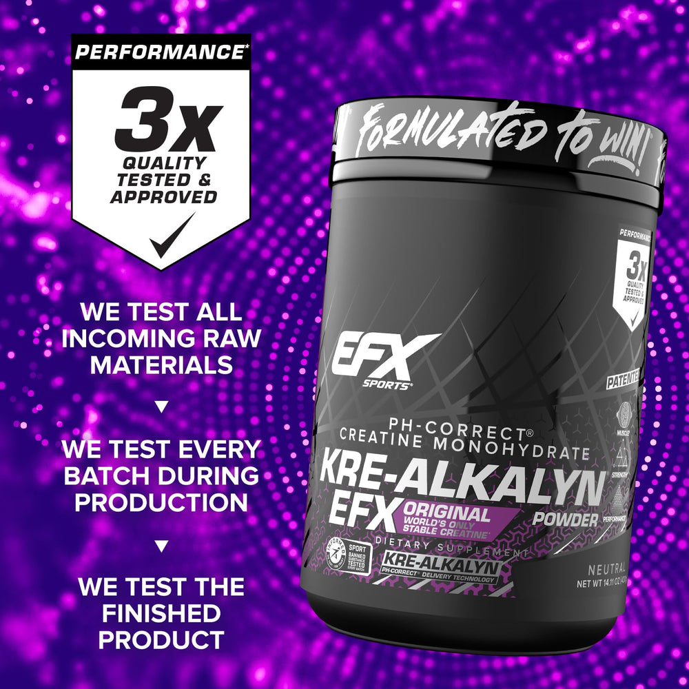 EFX 3x quality testing process ensures label accuracy and consistency