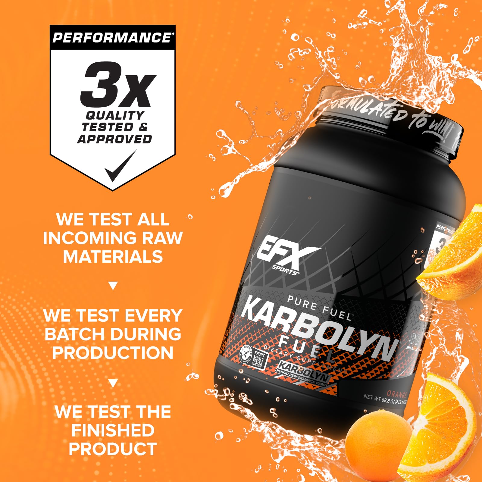 EFX Karbolyn Fuel athlete during training showcasing sustained energy.