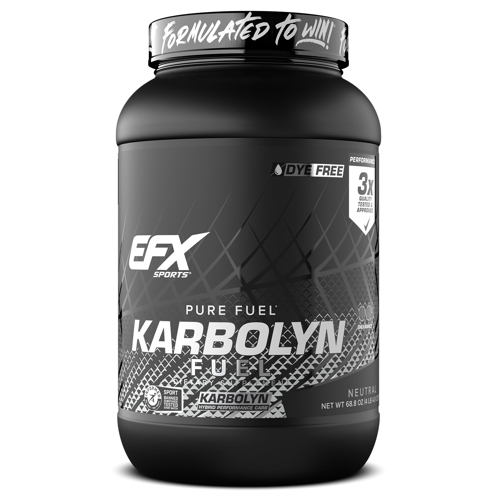EFX Karbolyn Fuel bottle ready for training with fast energy on demand.