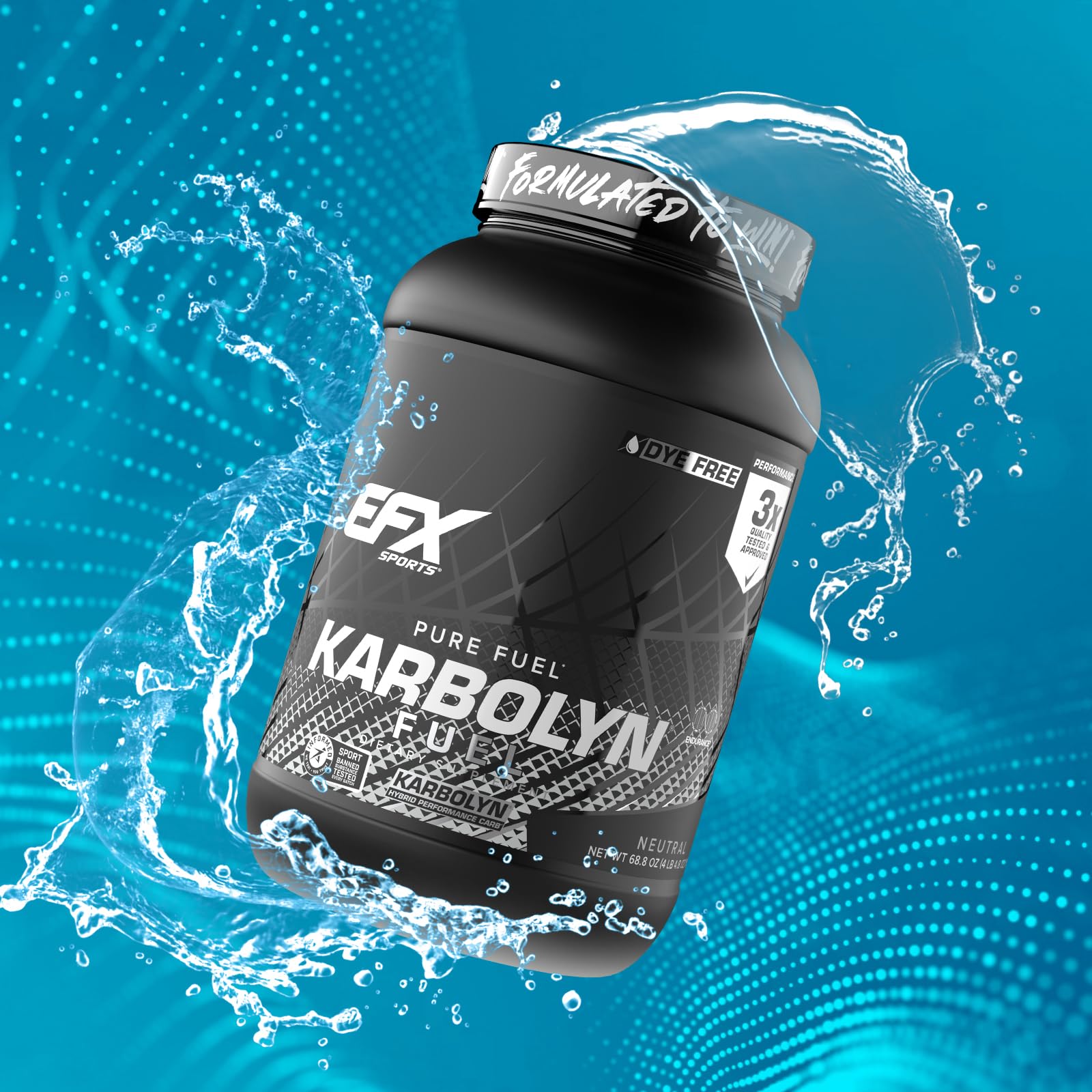 Container on shelf communicates 39 servings and in-house production.