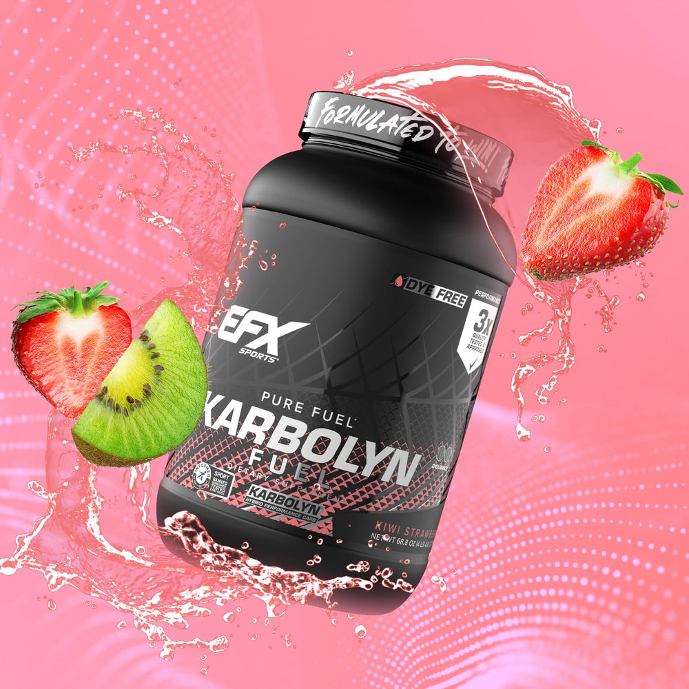 EFX Karbolyn Fuel energy boost during sessions hints at lasting power without crash.