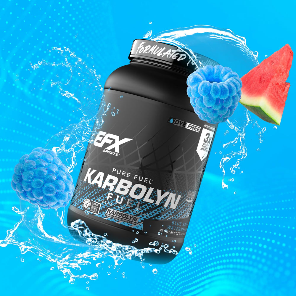 EFX Sports Karbolyn Fuel vegan-friendly labeling confirms dietary inclusivity.