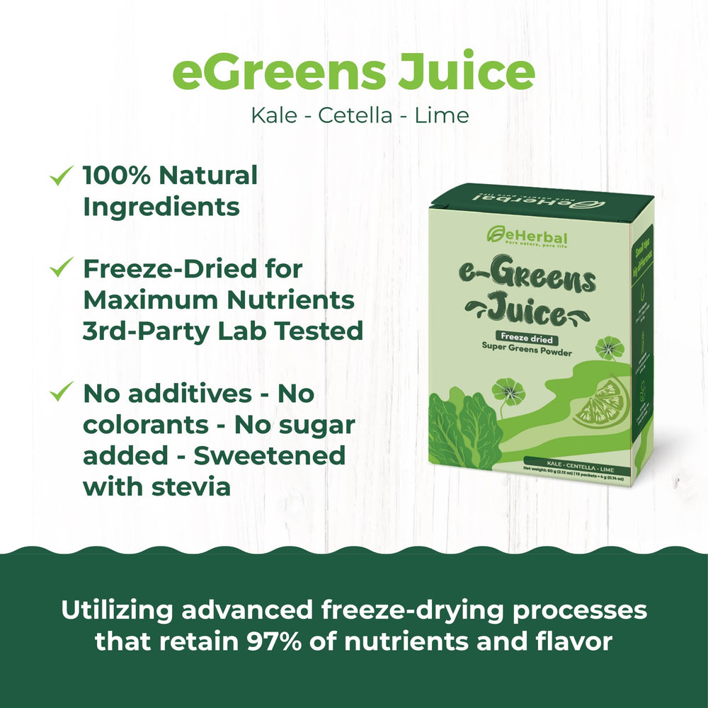 eHerbal vegan non-GMO label on packaging
