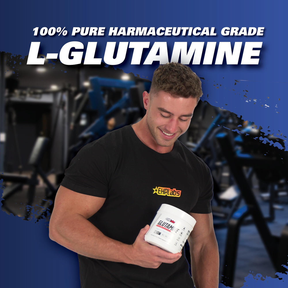 EHP Labs L Glutamine in use during training and recovery.