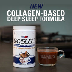 EHP Labs OxySleep scoop dispensed for easy nightly serving.