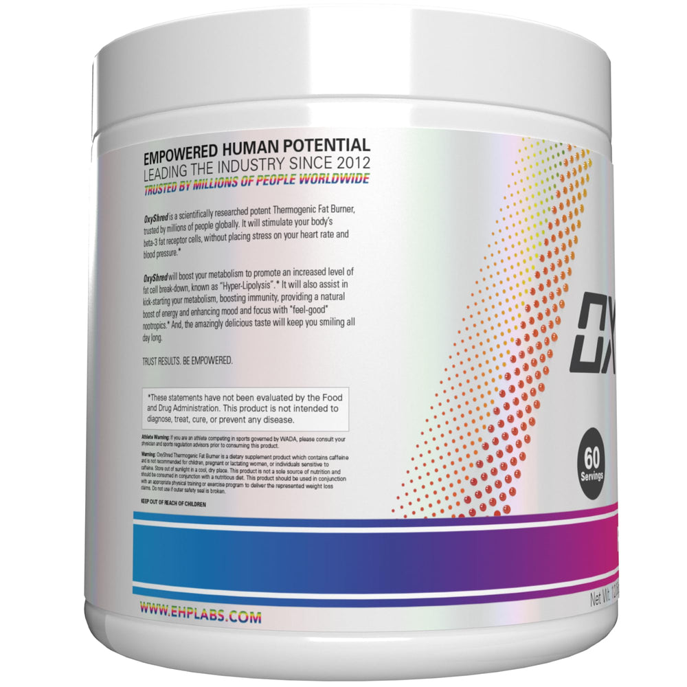Factory-quality seal on OxyShred Rainbow Candy highlights manufacturing standards