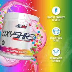 Rainbow Candy powder mixed and ready to drink before a session