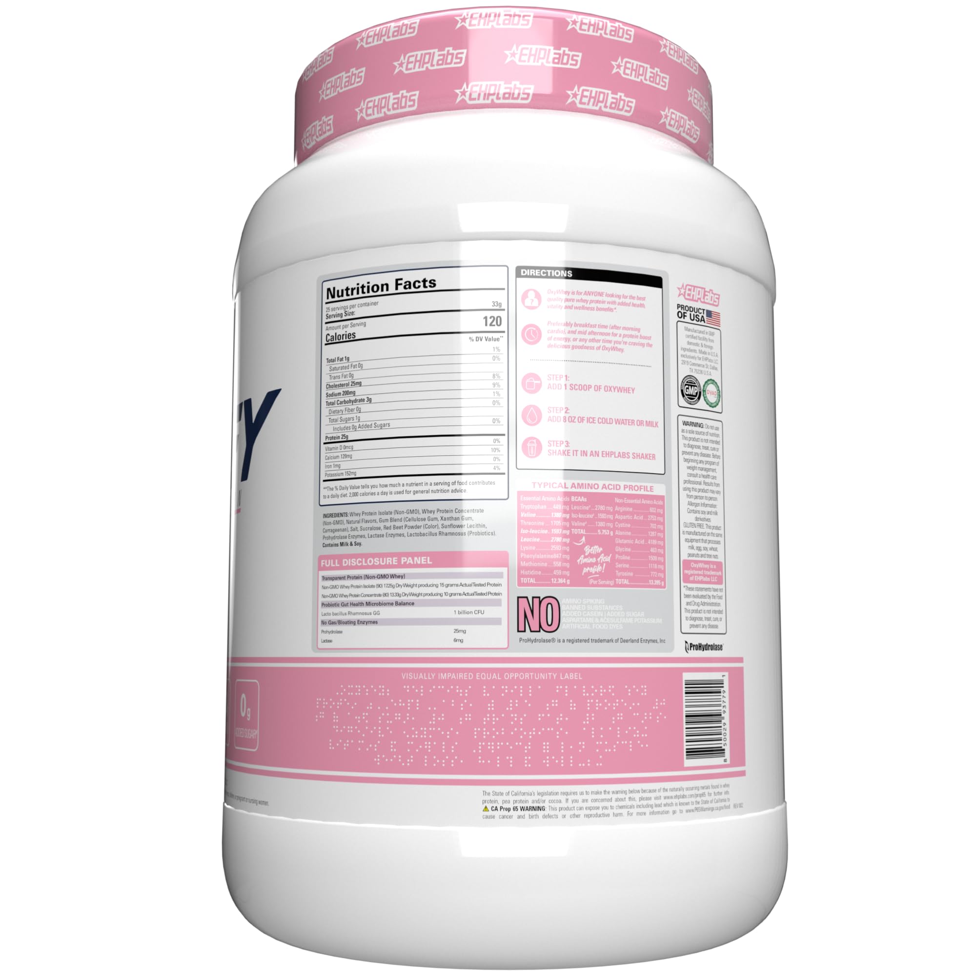 Digestive enzyme blend hints easier digestion and smooth mixing.