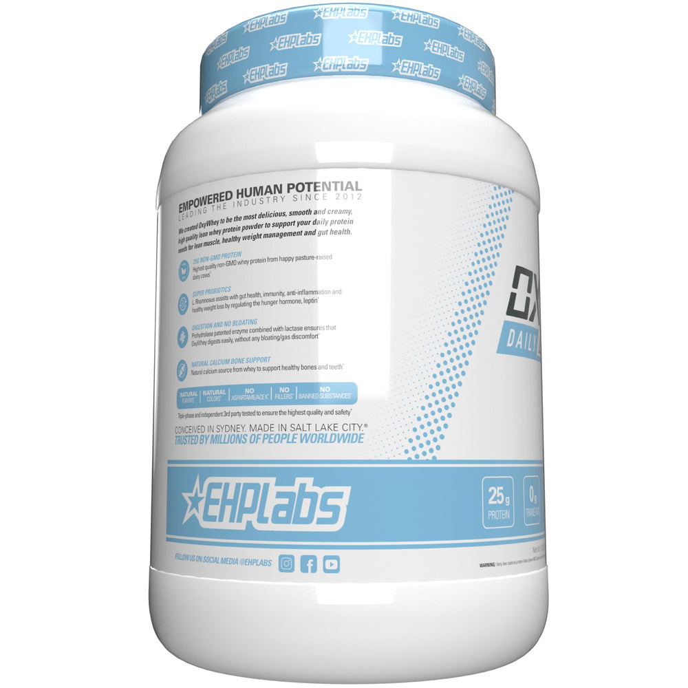 Ready-to-drink glass showcasing versatile use of OxyWhey vanilla shake.