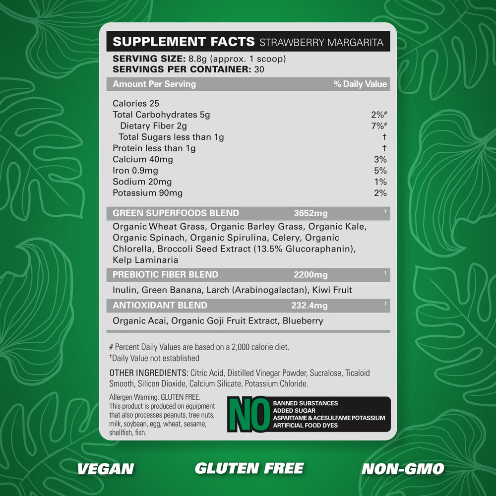 EHP Labs OxyGreens vitamins and minerals for daily vitality.
