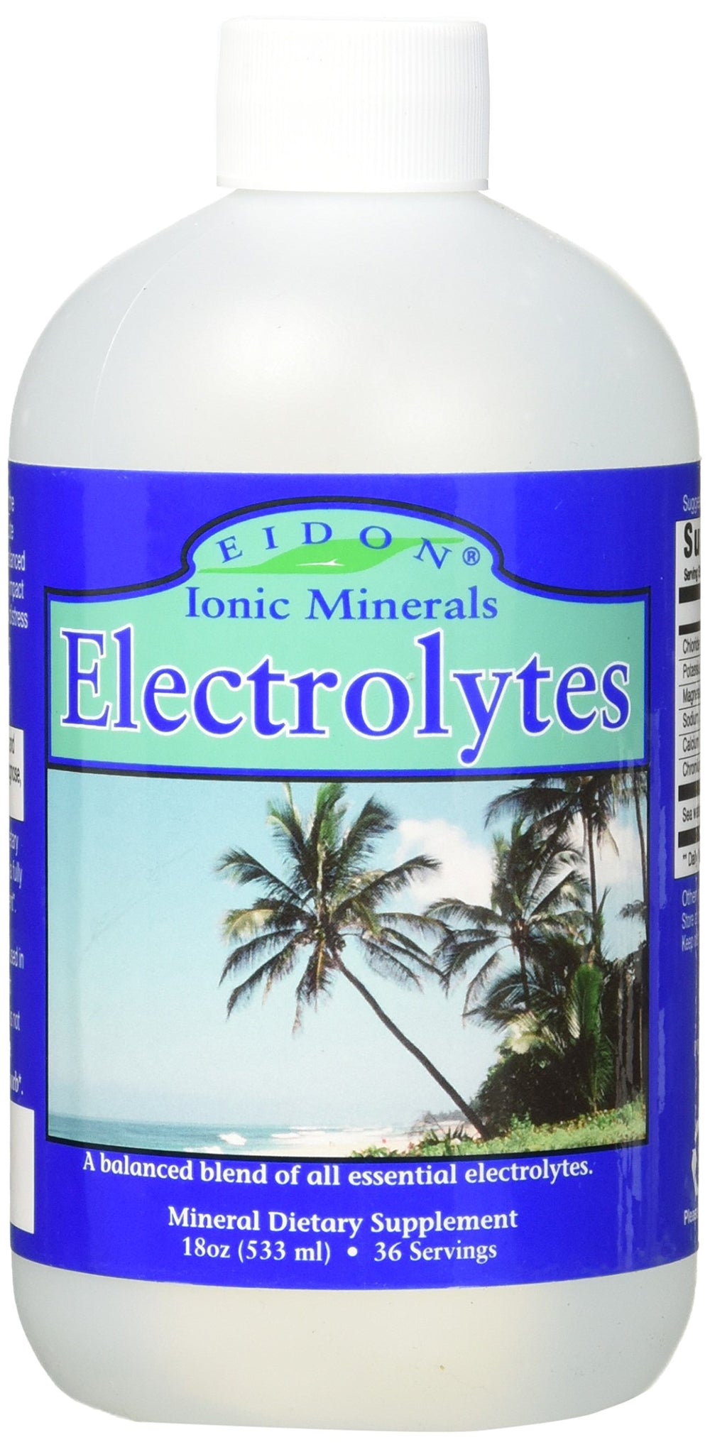 Eidon Electrolytes in a glass of water illustrating easy hydration ritual.
