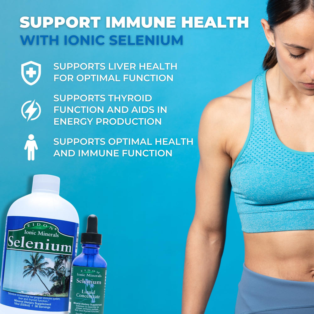 Eidon Ionic Minerals liquid selenium cap ensures secure, spill-free storage.