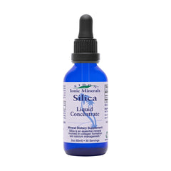 Eidon Liquid Silica bottle pour showing easy-to-use drops for daily supplementation