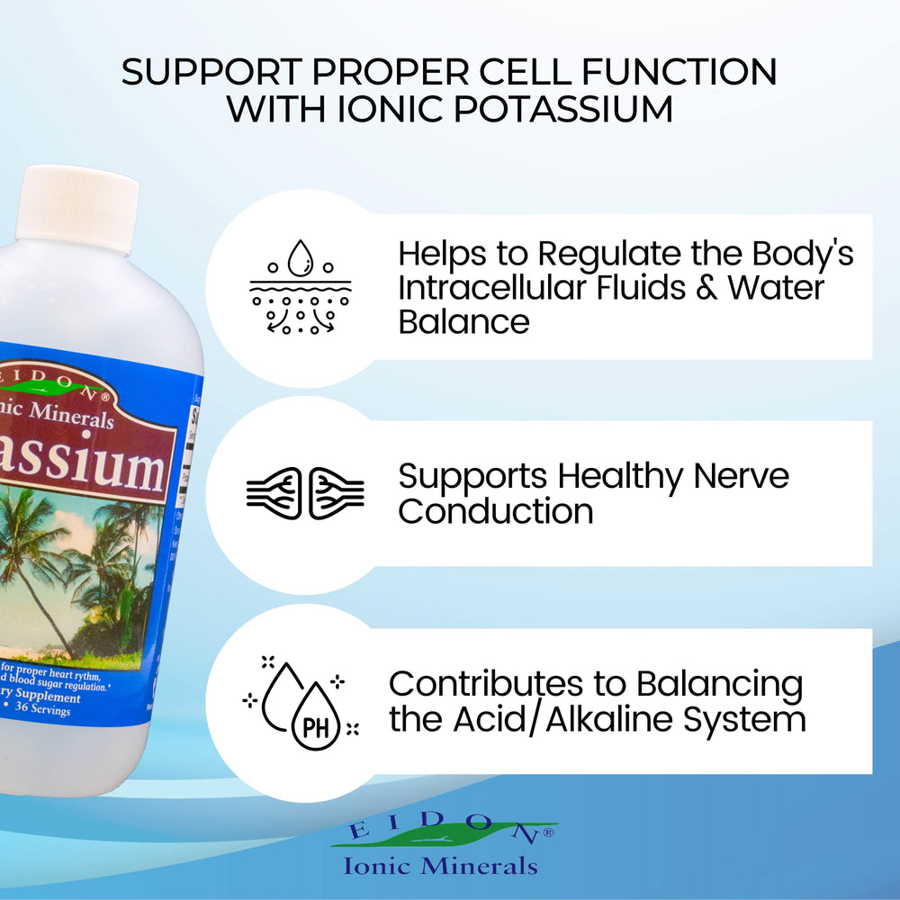 Eidon minerals label on glass bottle highlights all-natural, additive-free formula.