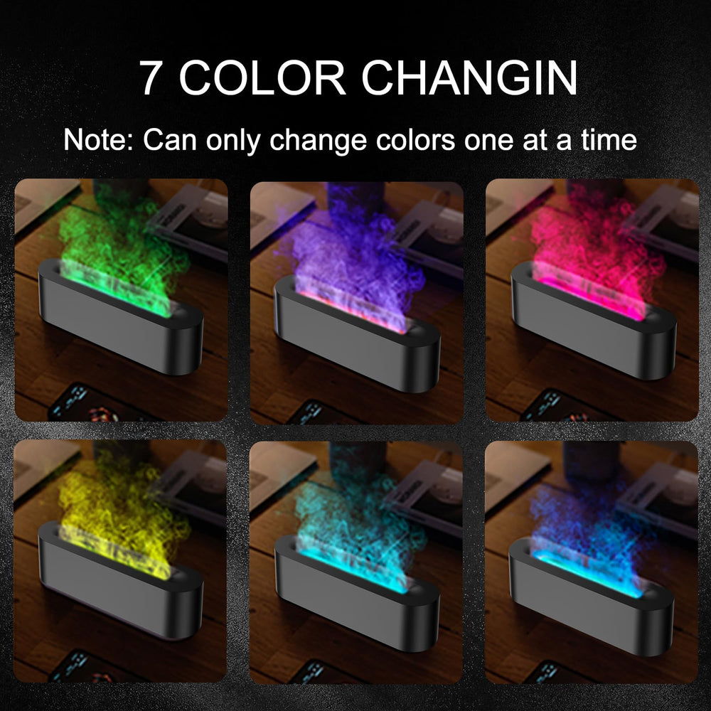 Eiifiter Colorful Flame Diffuser bedroom-use creates relaxing atmosphere
