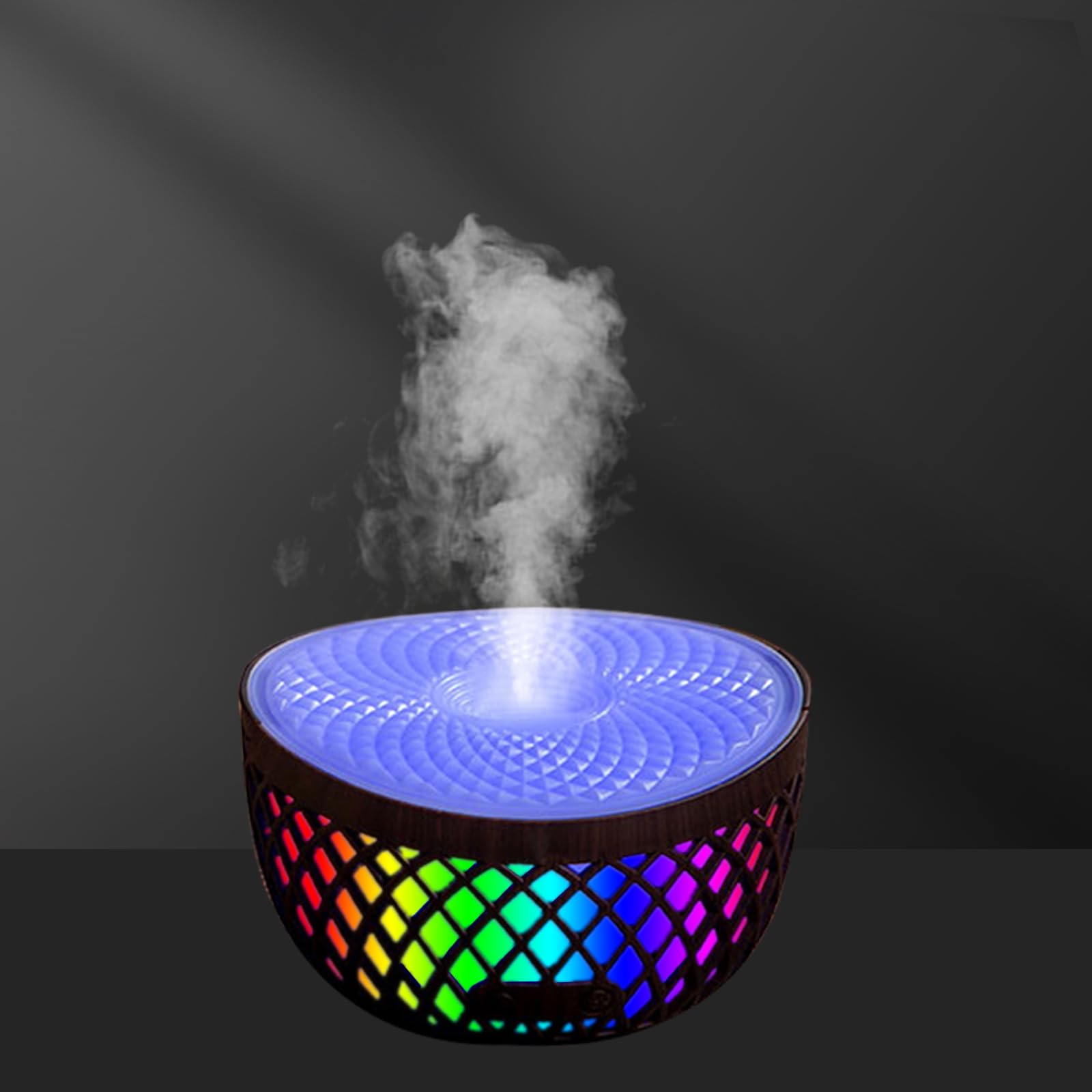 Eiifiter Flame Air Diffuser showing waterless auto-off, ideal for safe night use