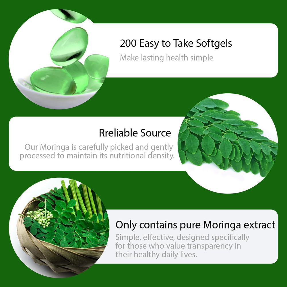 EILTEAU Moringa packaging on shelf: clean, plant-based goodness