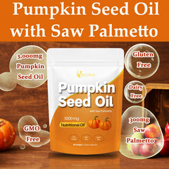 EILTEAU label highlights saw palmetto extract and serving details.