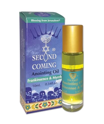 Ein Gedi Second Coming Anointing Oil bottle for sacred ceremonies and personal reflection.