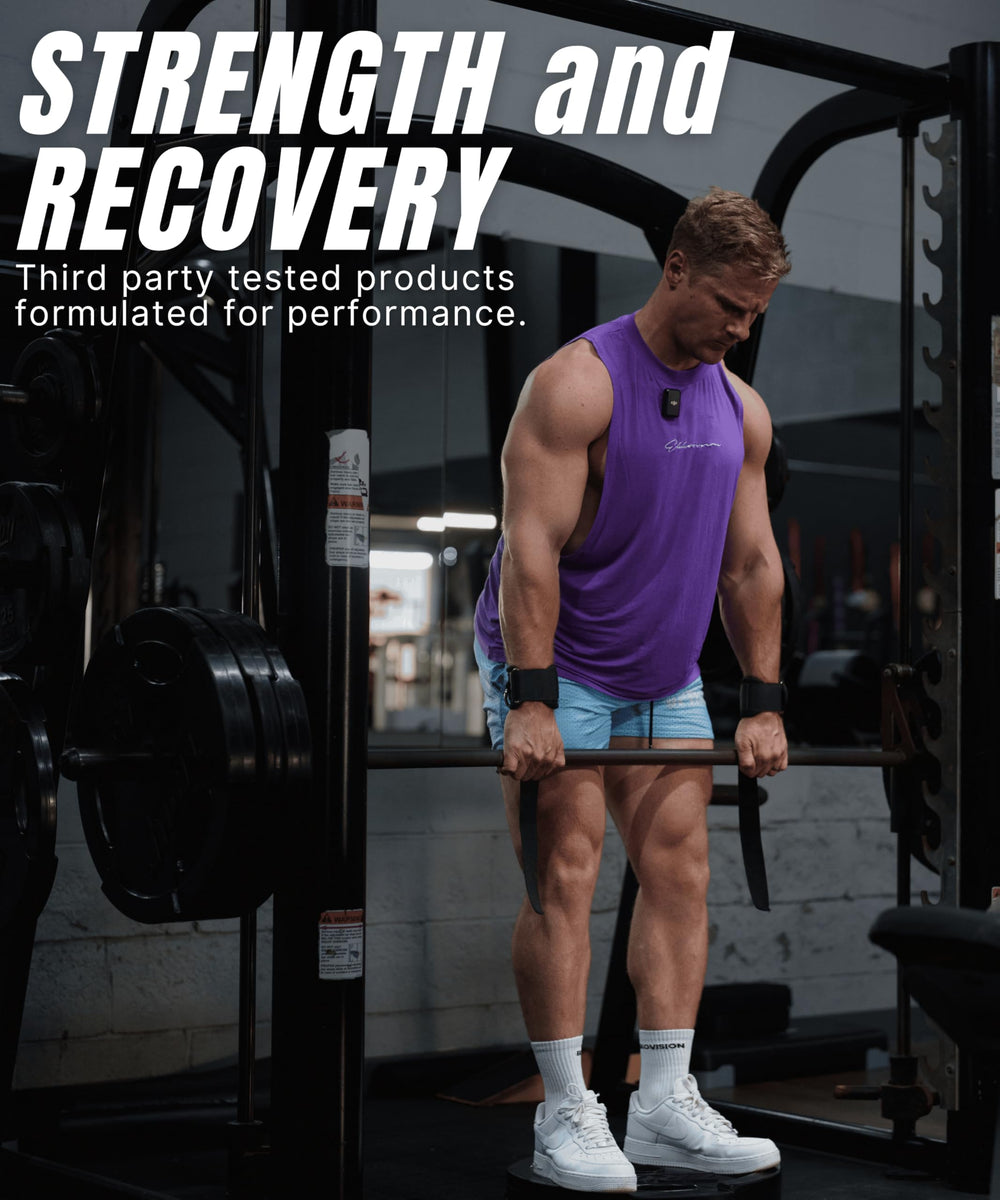 Ekkovision creatine powder with scoop for precise daily dosing.