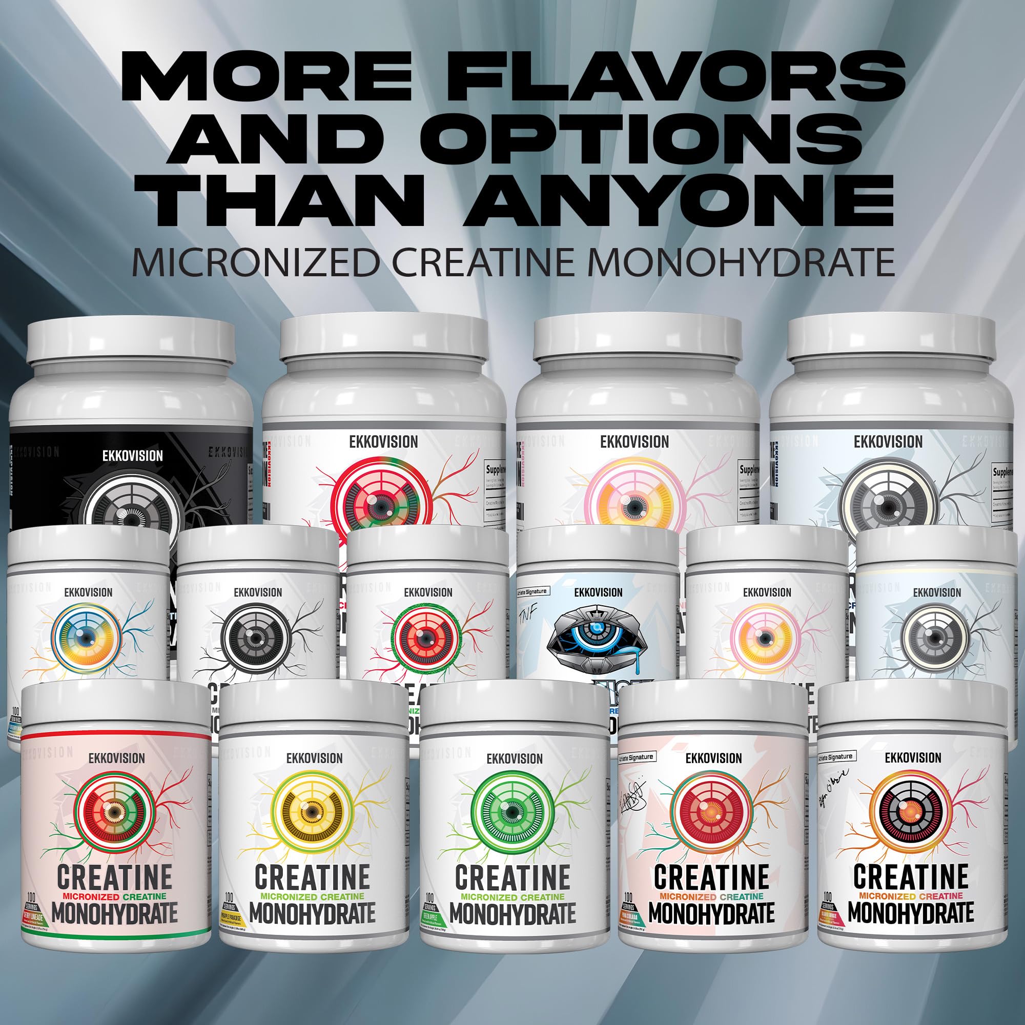 Ekkovision Creatine Micronized Powder blends easily for quick shakes and consistent energy.
