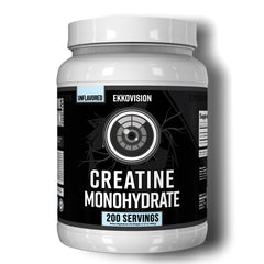 Ekkovision Creatine Micronized Powder bottle for smooth mixing and everyday energy support.