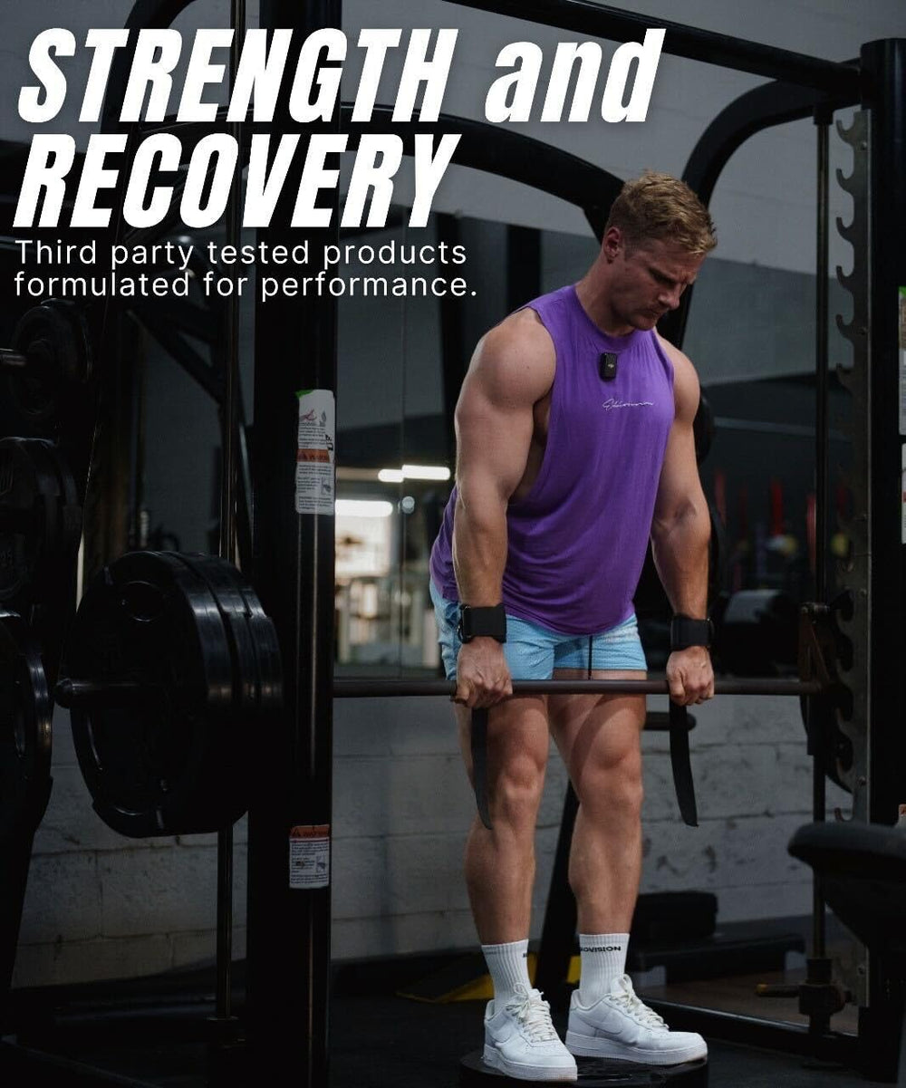 Ekkovision Creatine Monohydrate label highlights 100 servings per container.