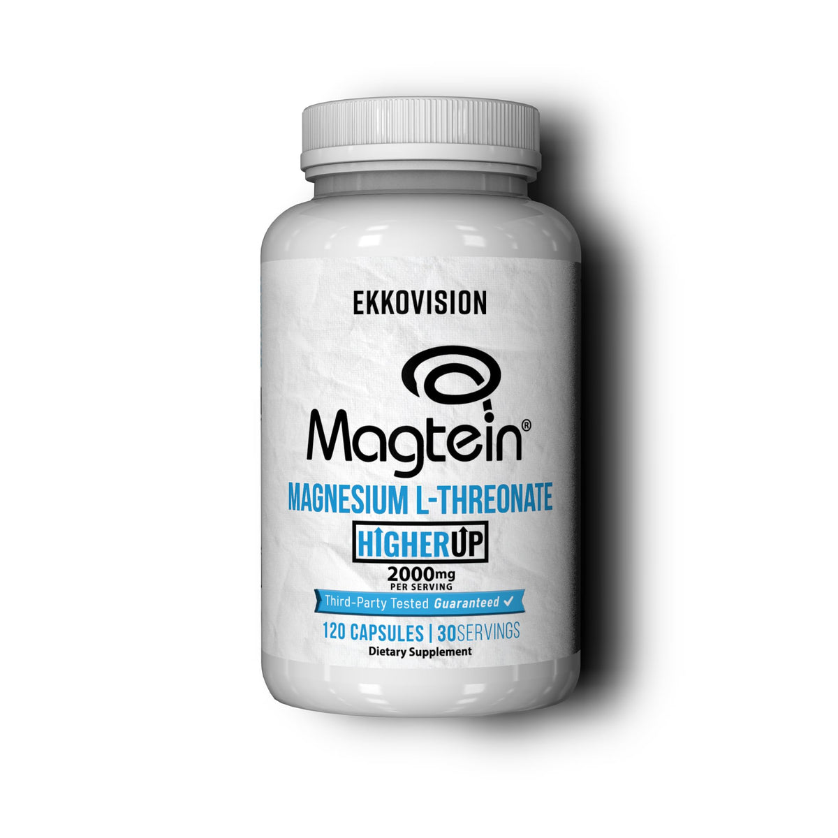 Ekkovision Magtein bottle front illustrating daily wellness support