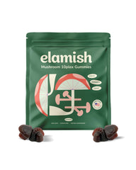 Elamish Mushroom Gummies focus bottle for enhanced focus and mental clarity