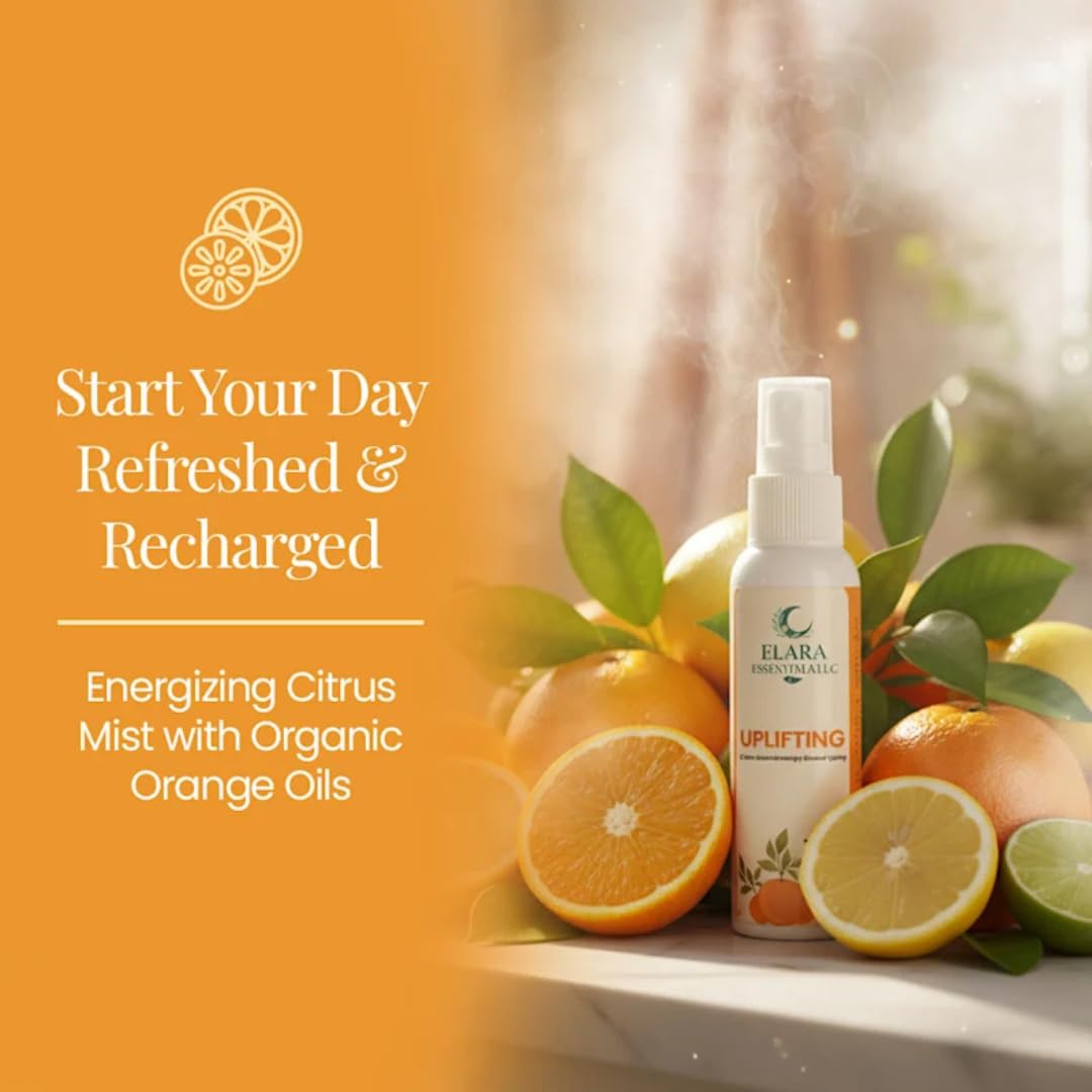 Elara Essentials Uplifting travel size keeps scent on the go