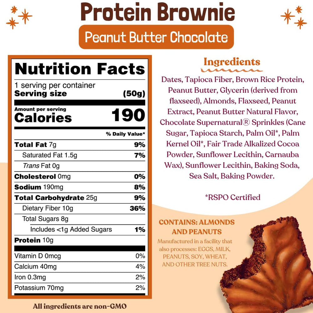 Close-up of a soft, chewy brownie bar, ideal as a post-workout reward.