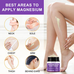 ELBBUB Magnesium Cream with almond oil delivers deep hydration.