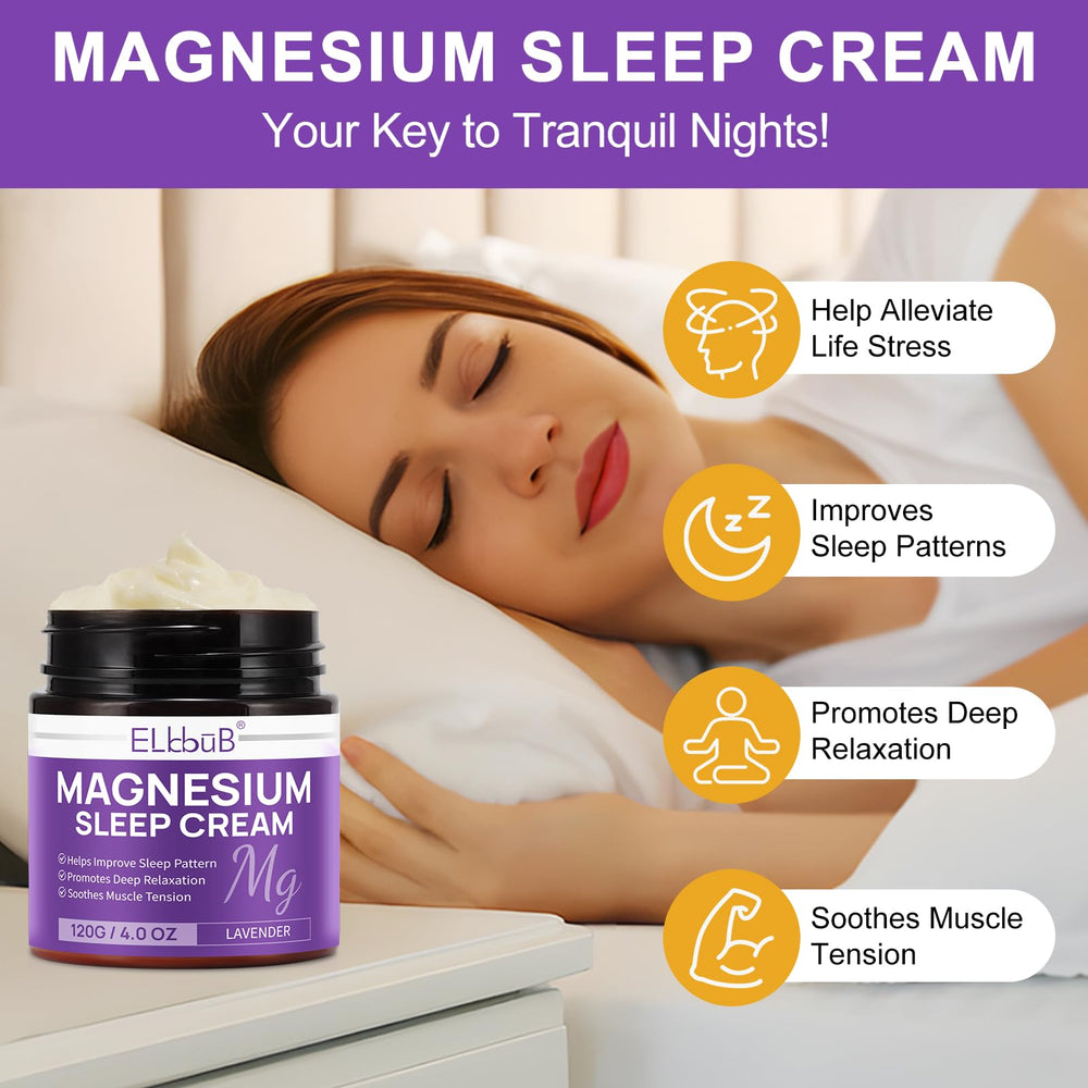 ELBBUB Magnesium Cream rapid absorption on skin supports daily use.
