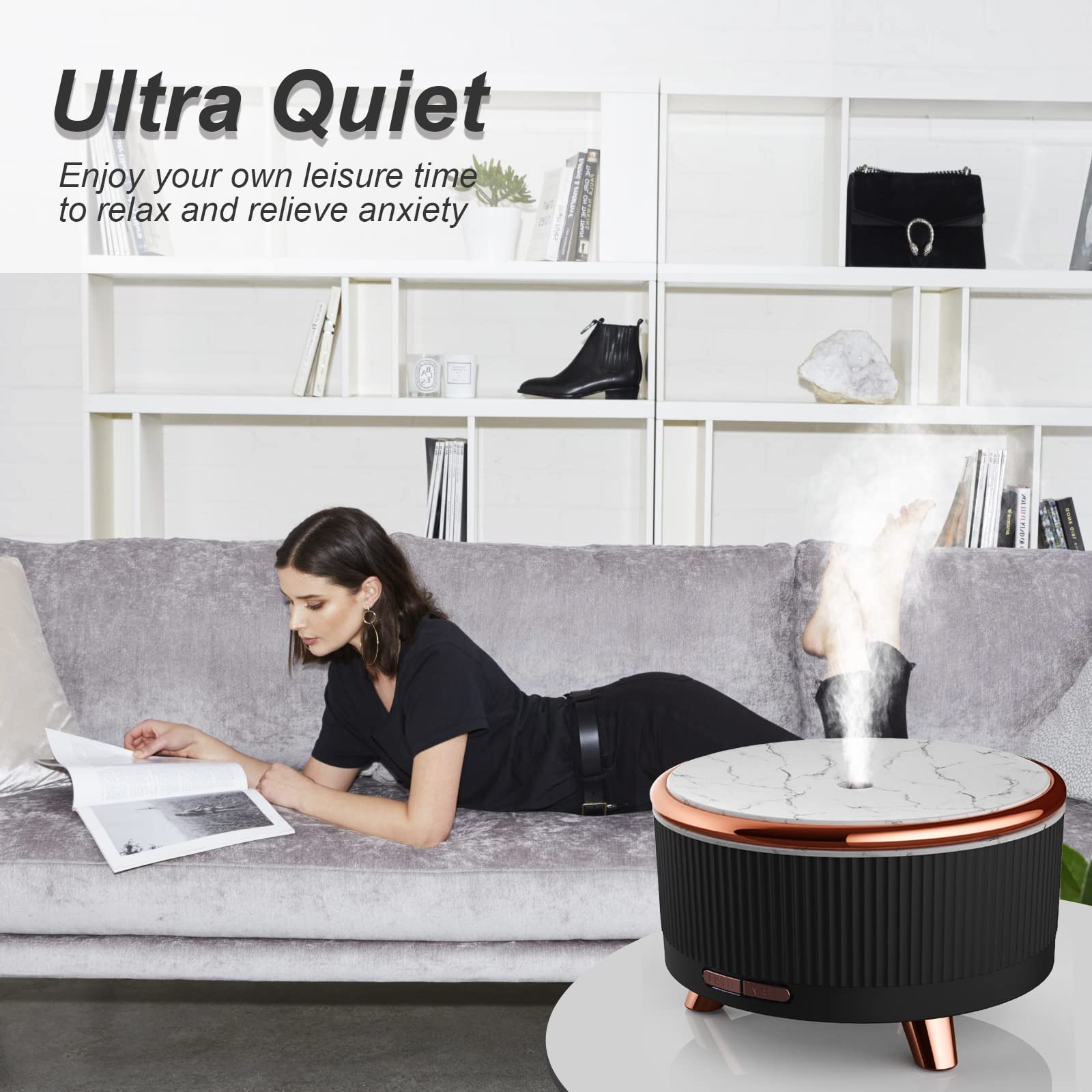 Elcxsla diffuser on a desk as stylish decor