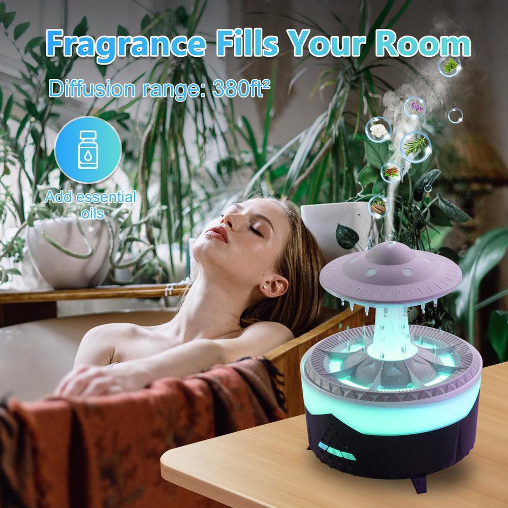 Elcxsla diffuser large capacity 350ml suits bedrooms and offices.