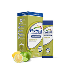 Electrolit lemon lime packet eight-pack for on-the-go hydration