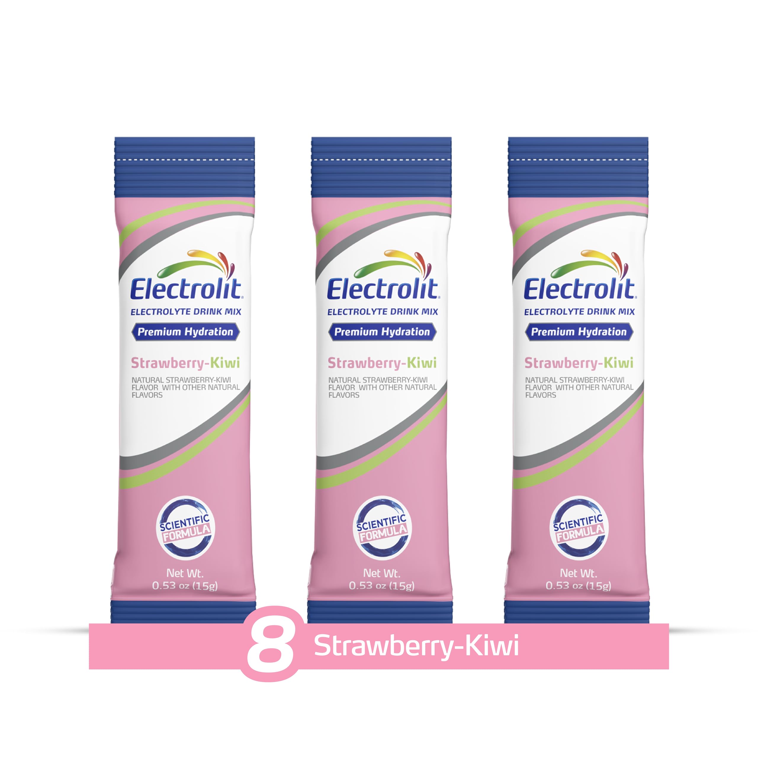 Electrolit travel-friendly pack fits purse or luggage for hydration.