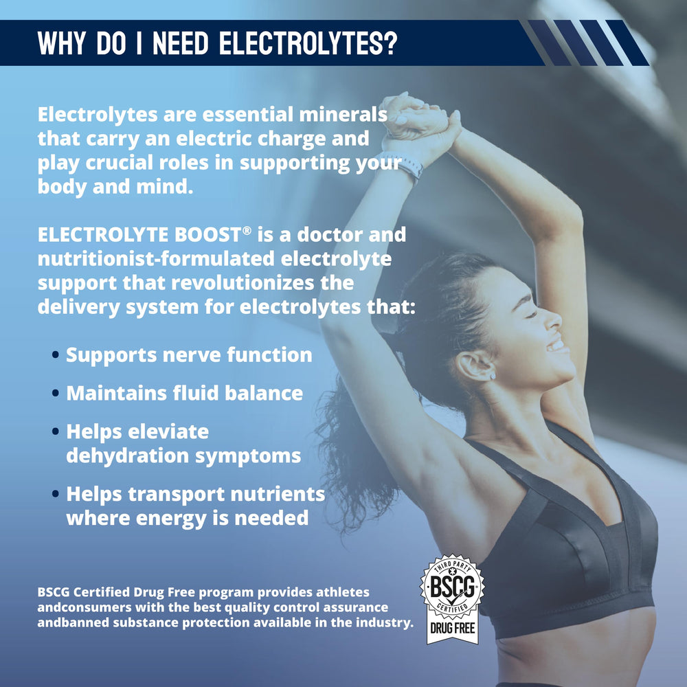 Electrolyte Boost ideal for workouts and outdoor activity