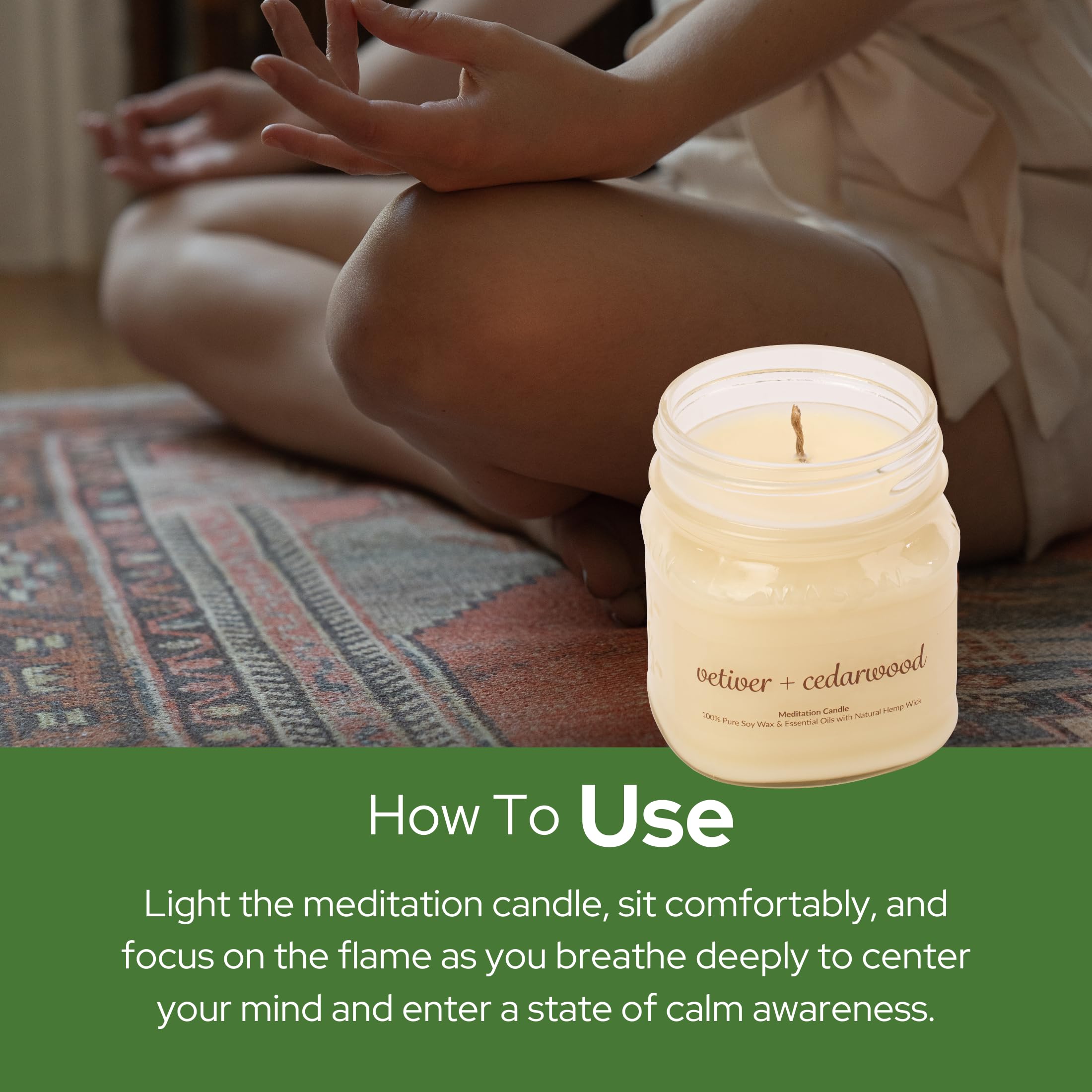 Elemental Wellness air-purifying candle ambiance for a serene home.