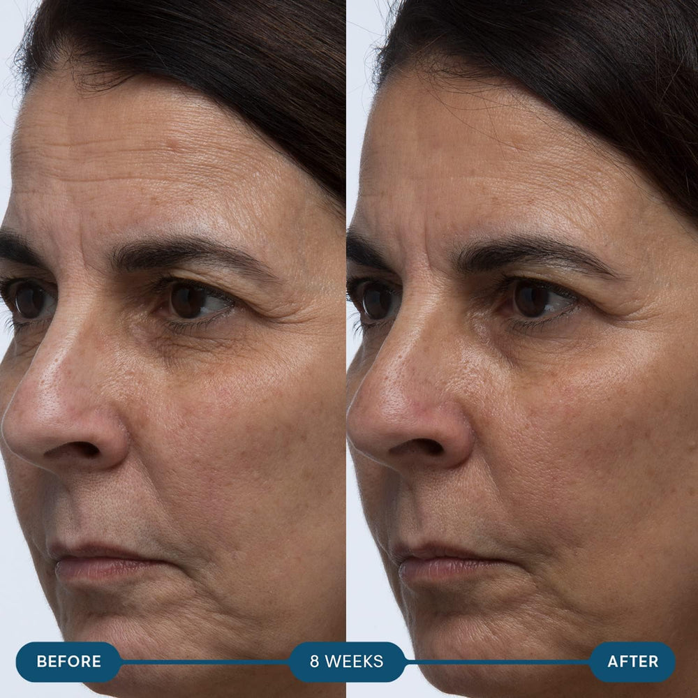 Close-up of ELEMIS ingredient blend on box highlighting antioxidants