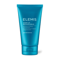 Elemis Warm-Up Massage Balm bottle pour for quick warming massage.